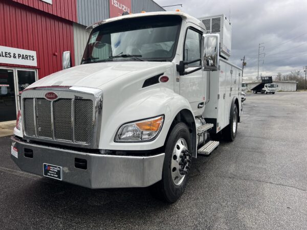 2024 Peterbilt 536 Stellar TMax 2-11 Mechanics Body with 12621 Telescopic Crane Truck