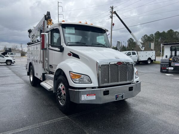 2024 Peterbilt 536 Stellar TMax 2-11 Mechanics Body with 12621 Telescopic Crane Truck