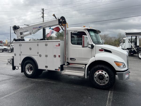 2024 Peterbilt 536 Stellar TMax 2-11 Mechanics Body with 12621 Telescopic Crane Truck