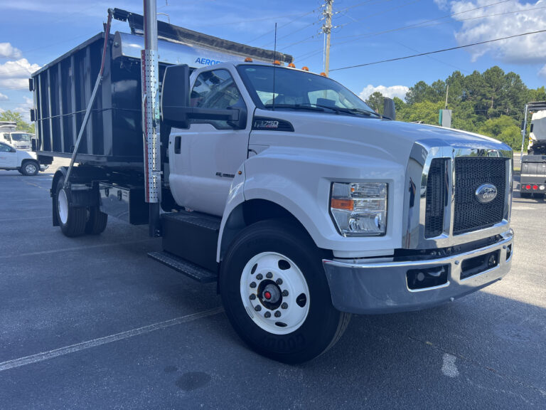 2024 Ford F-750 Stellar NXT18L with Aero Easy Roc 750 Tarp Hooklift Truck