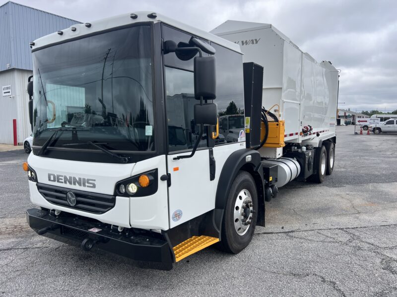 2024 Dennis Eagle ProView 27YD RotoPac Side Loader Garbage Truck