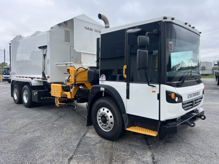 2024 Dennis Eagle ProView 27YD RotoPac Side Loader Garbage Truck