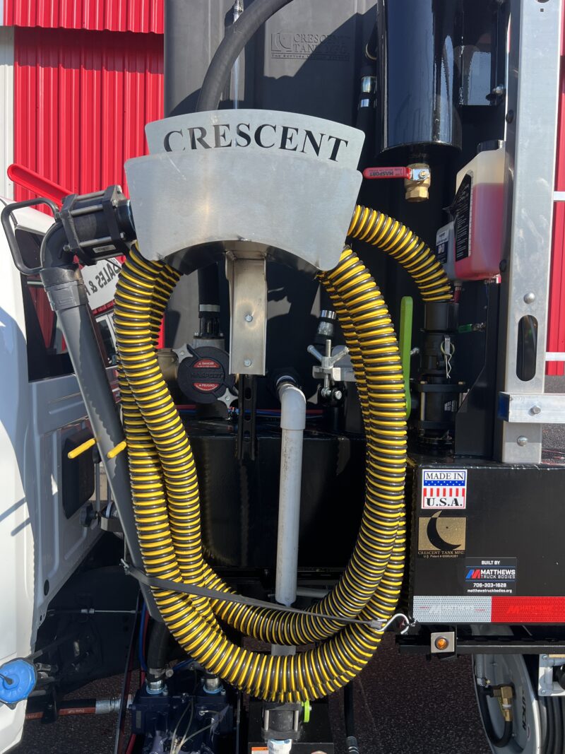 2024 Ram 5500 4X4 Crescent Tank Model 1100 Portable Restroom Tank Truck